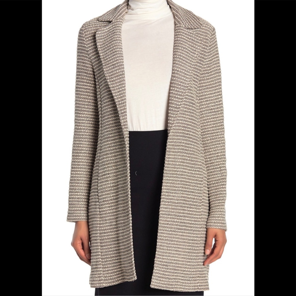 Bagatelle Tweed Notch Collar Blazer Jacket